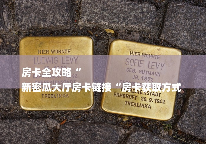 房卡全攻略“
新密瓜大厅房卡链接“房卡获取方式 房卡全攻略“
新密瓜大厅房卡链接“房卡获取方式