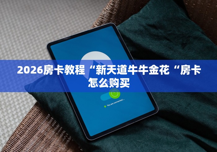 2026房卡教程“新天道牛牛金花“房卡怎么购买
